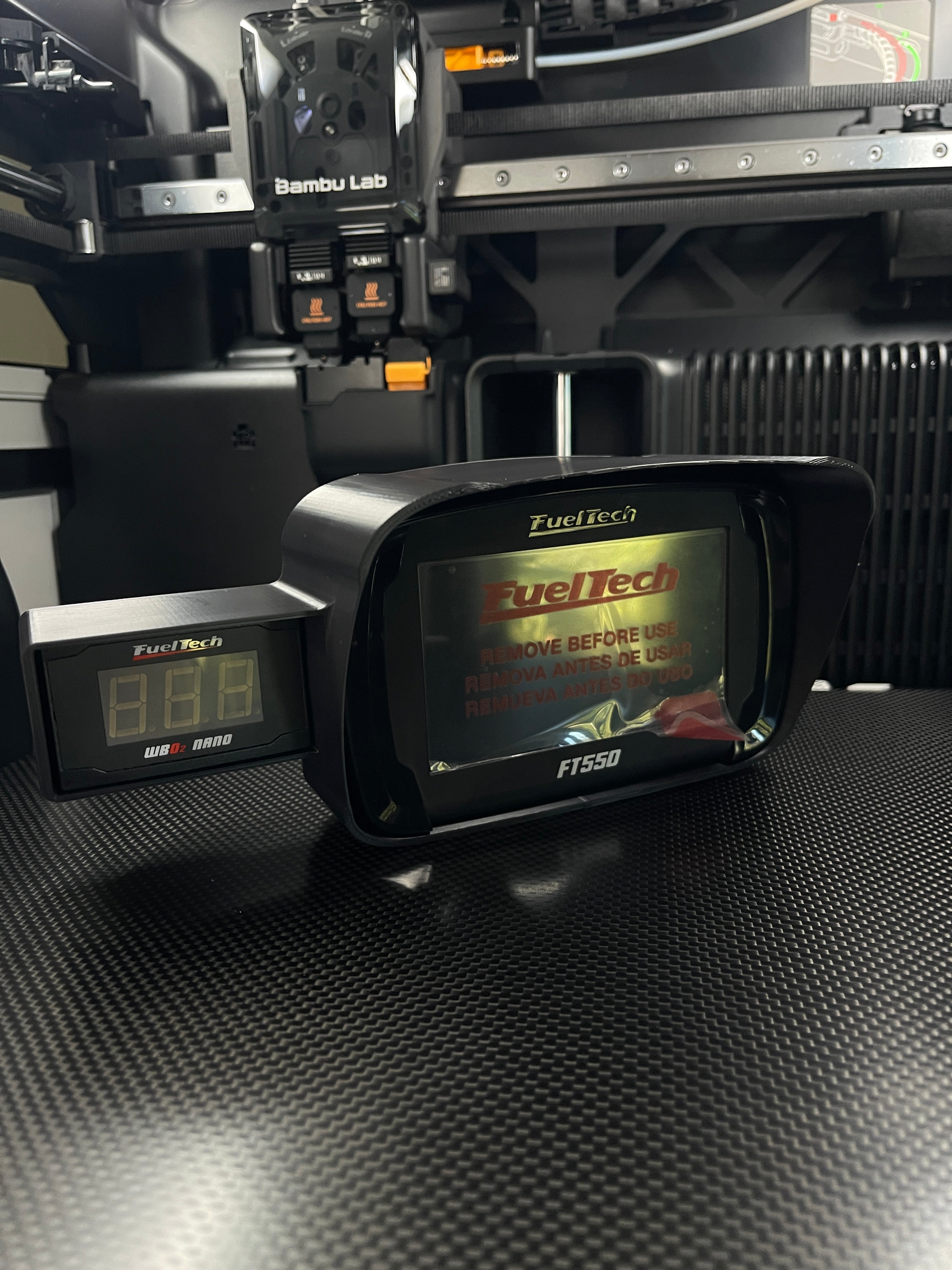 Fueltech FT450/550 Universal Hood Mount w/Nano