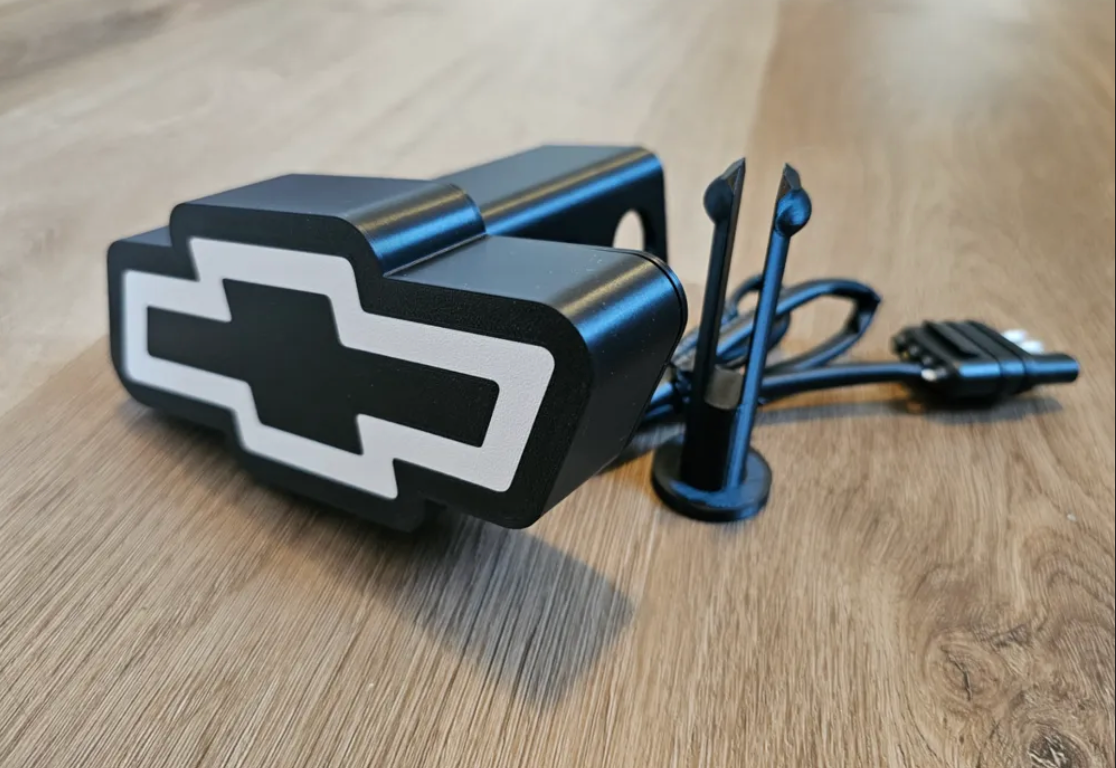 **Chevrolet Bowtie - LED Hitch Cover