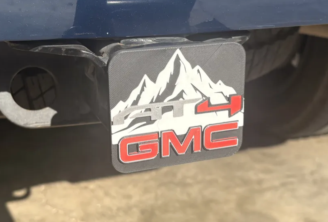 GMC AT4 Trailer Hitch Cover