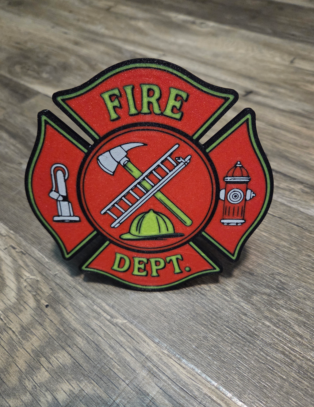 Firefighter Trailer Hitch Cover