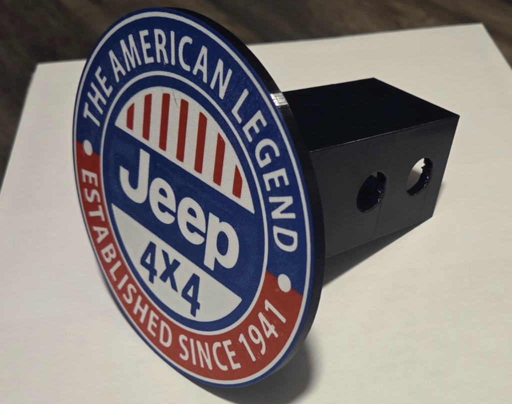 Jeep Trailer Hitch Cover