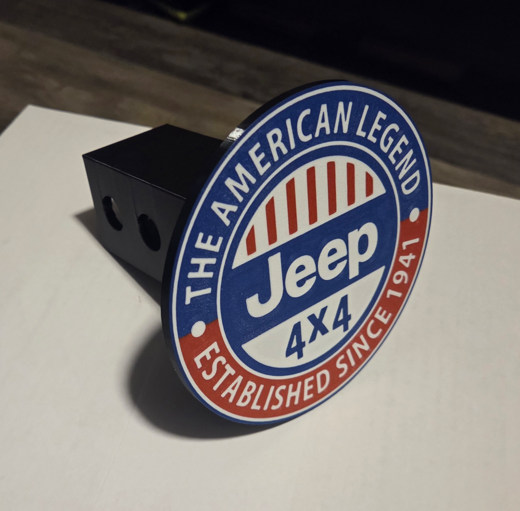 Jeep Trailer Hitch Cover