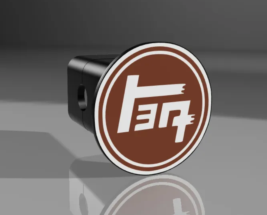 TEQ Classic Toyota Logo Tow Hitch Cover