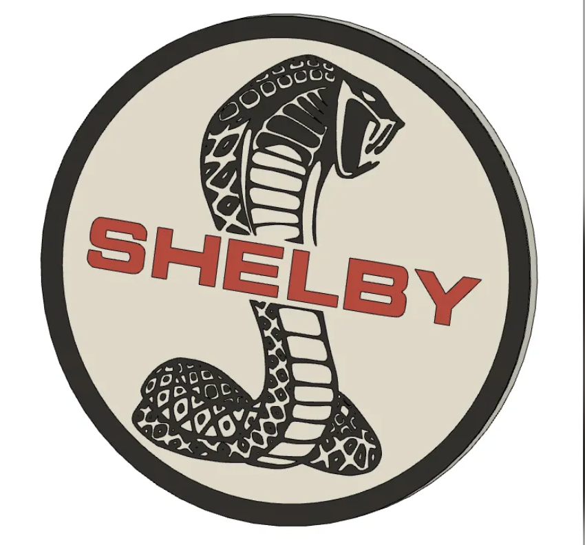 Shelby Cobra Emblem Coaster