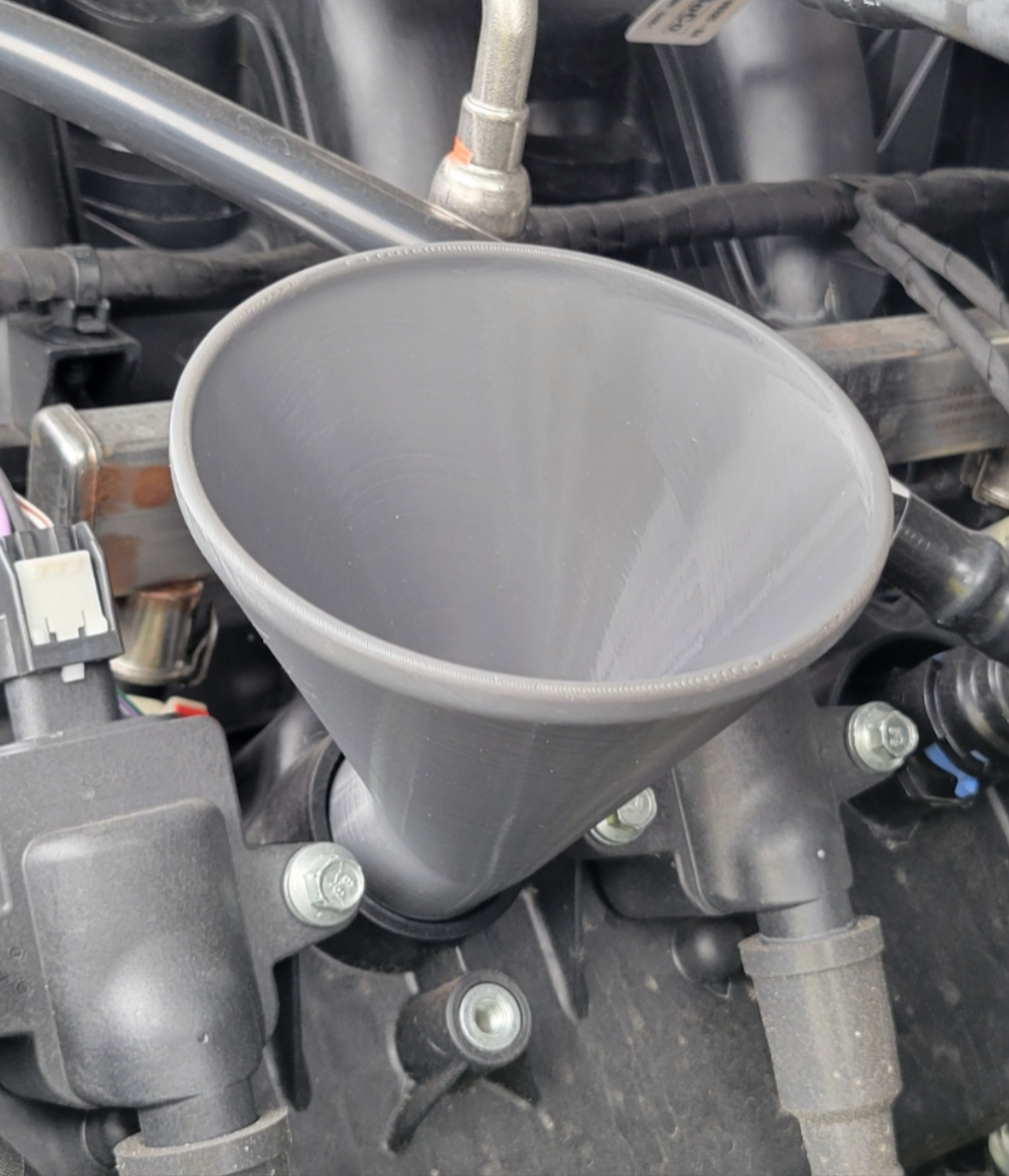 Ford Late Model V8 Oil Funnel (7.3, 6.8, and 5.0)