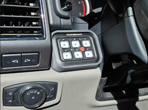 Auxbeam 6 Gang Switch Mount Ford F150 F250 F350
