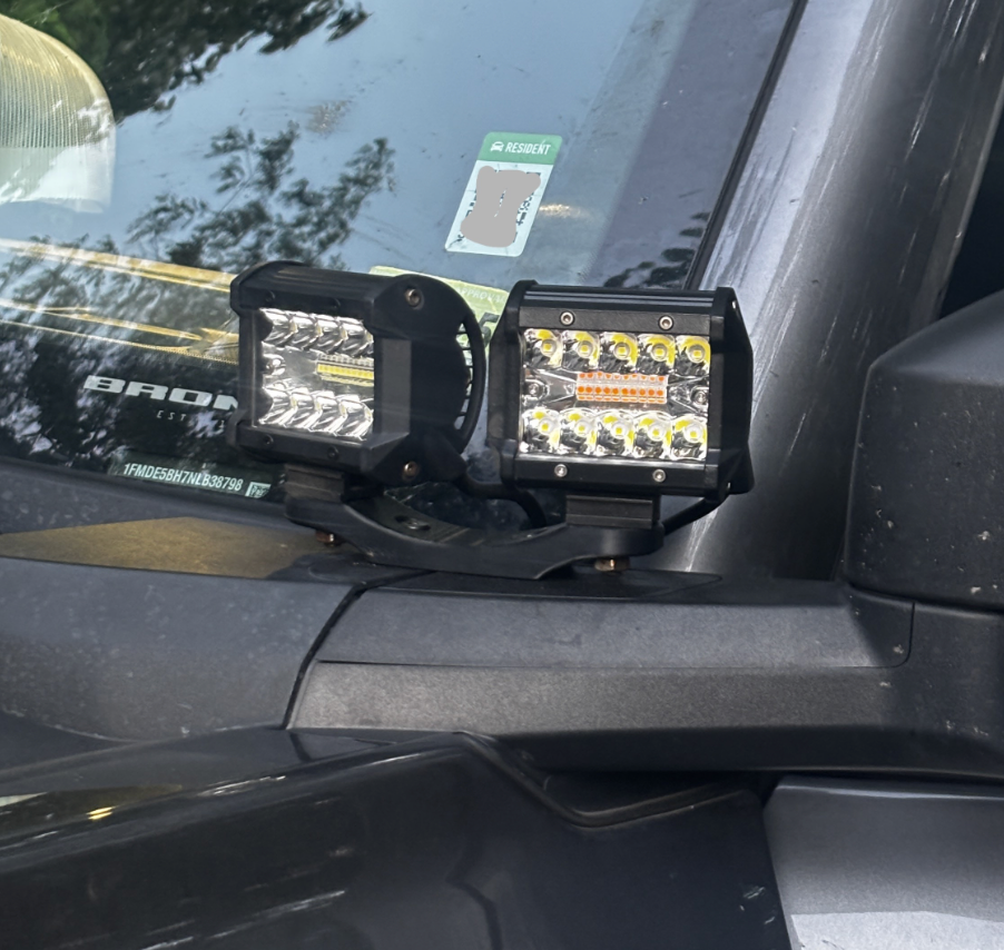 Double Ditch Light Brackets for Ford Bronco (Gen6)