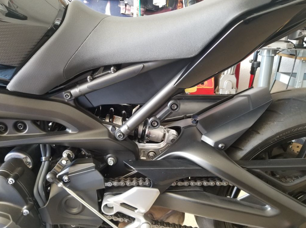 Yamaha FZ-09 Rear Passenger Peg Delete Covers (Both Sides)
