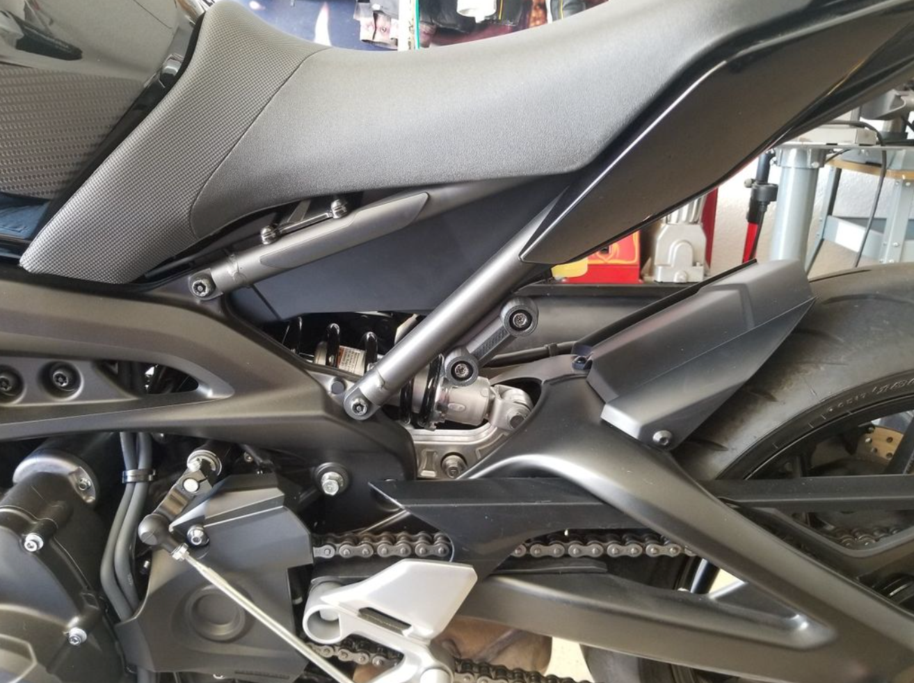 Yamaha FZ-09 Rear Passenger Peg Delete Covers (Both Sides)