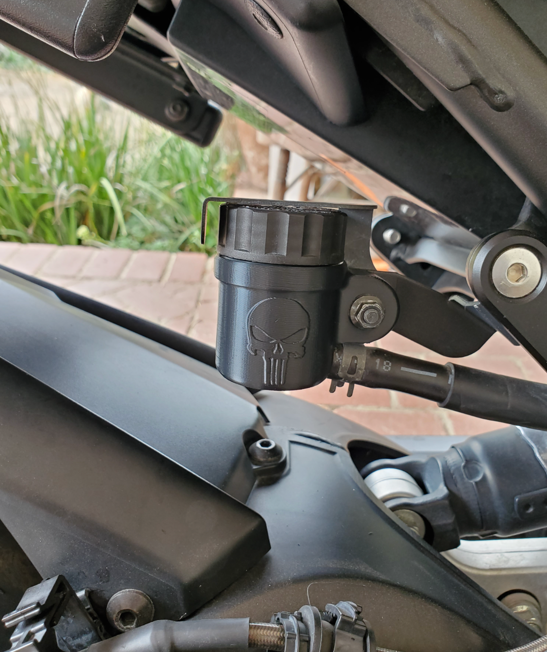 Yamaha XSR900 Punisher Edition Rear Brake Reservoir Covers