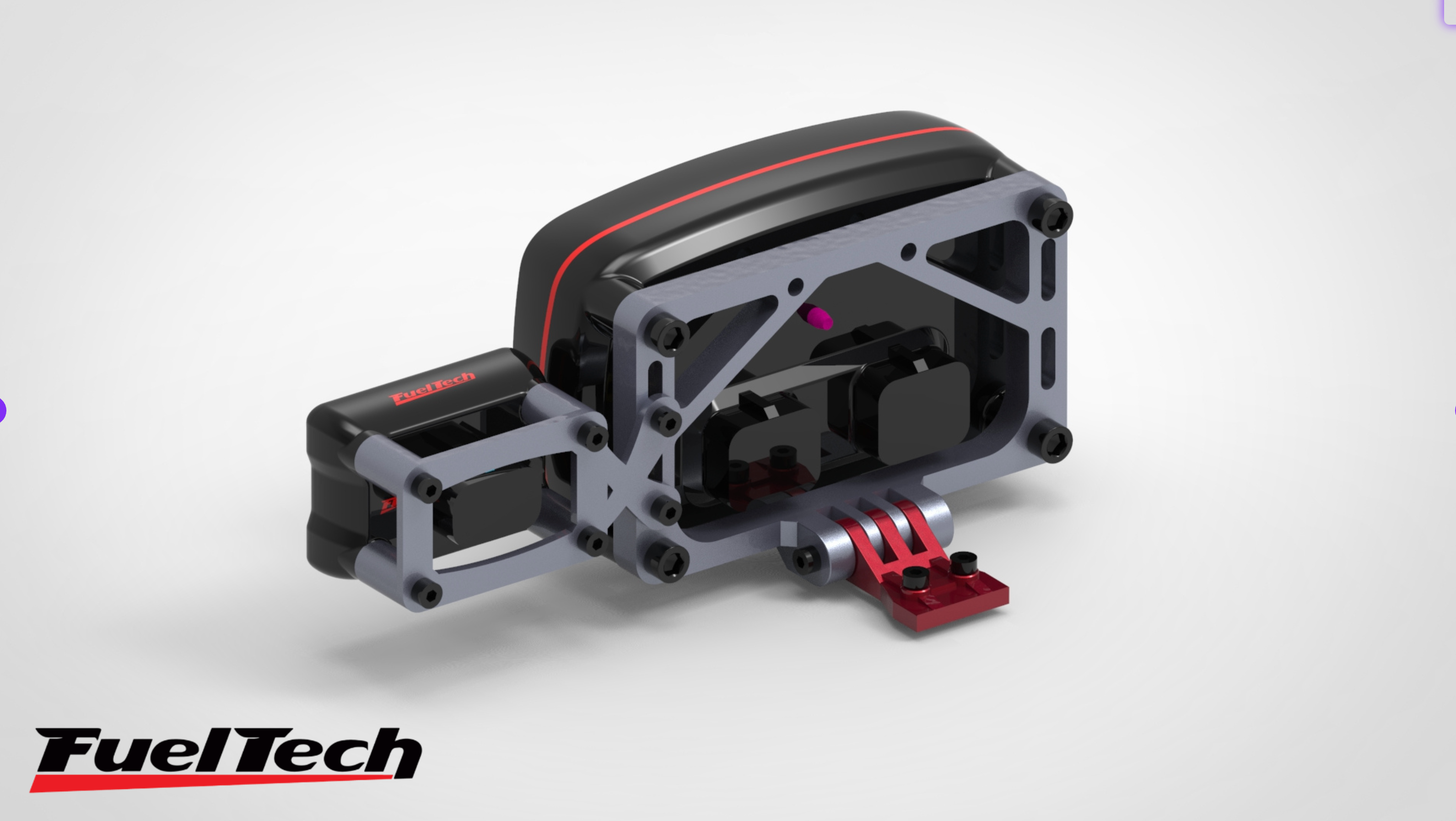Fueltech FT450/550 Bracket w/ Nano Pro Dash Bracket