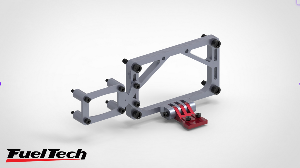 Fueltech FT450/550 Bracket w/ Nano Pro Dash Bracket