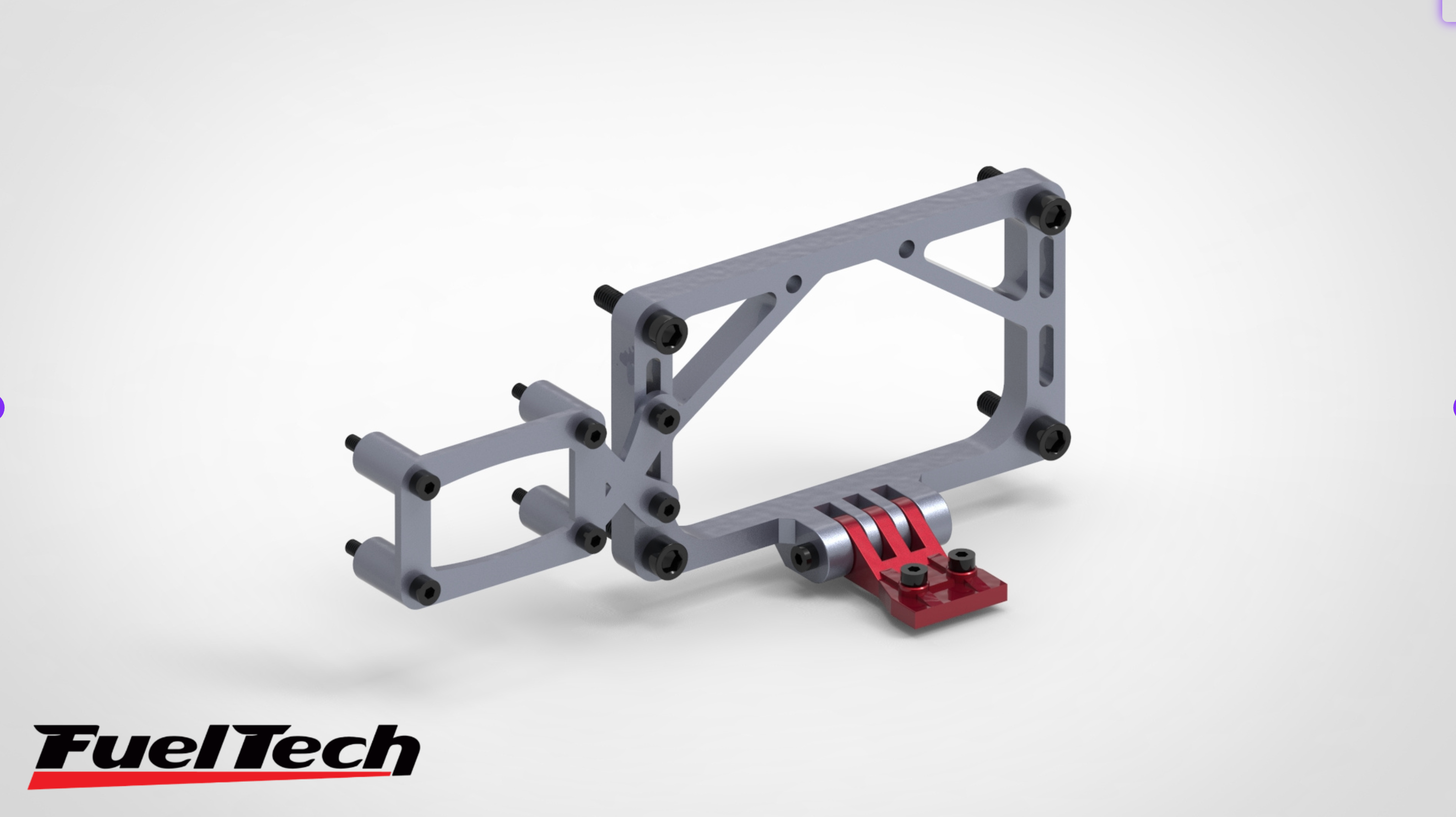 Fueltech FT450/550 Bracket w/ Nano Pro Dash Bracket