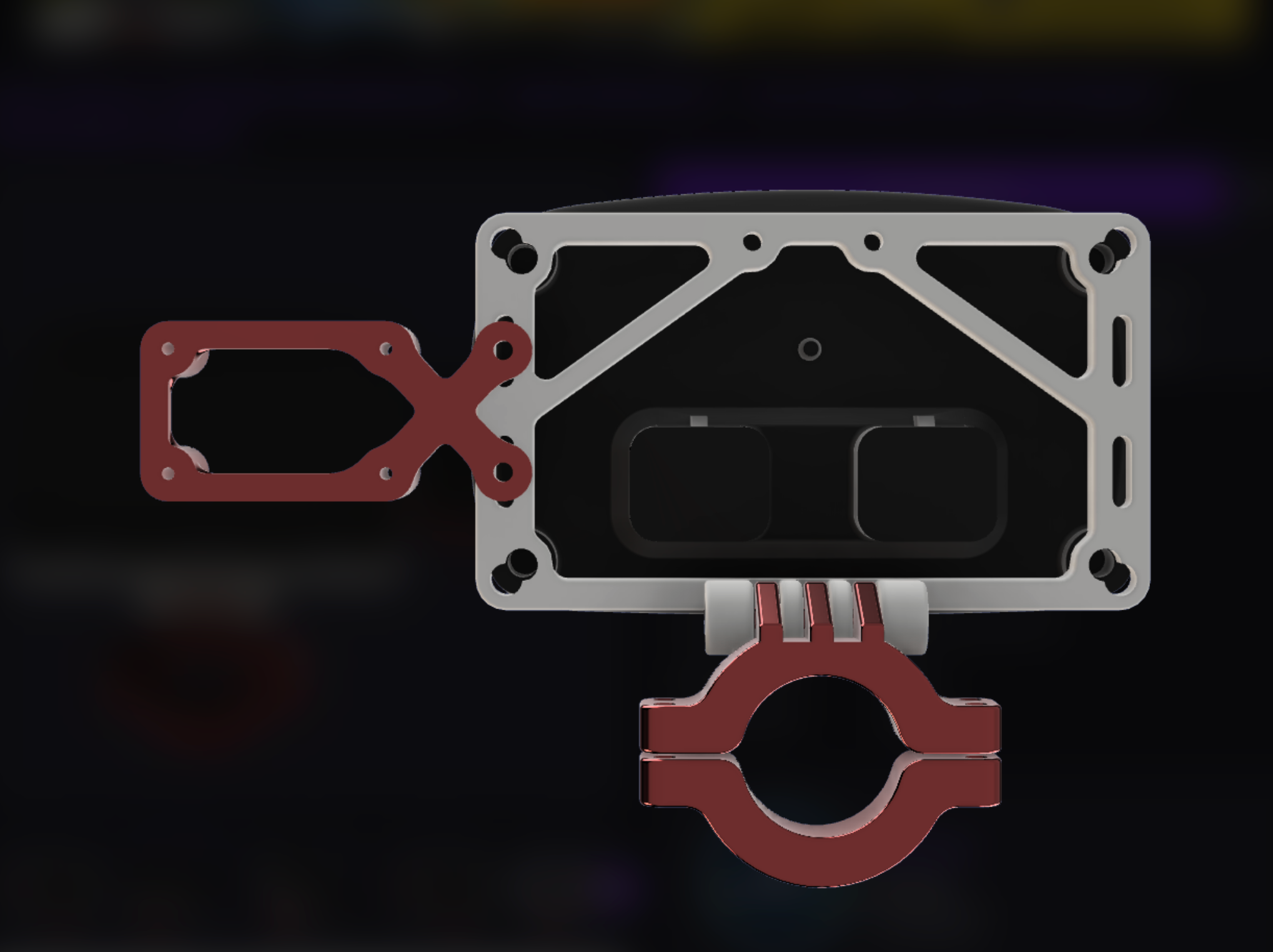 FuelTech FT450 / FT550 / FT600 Adjustable Dash Bracket