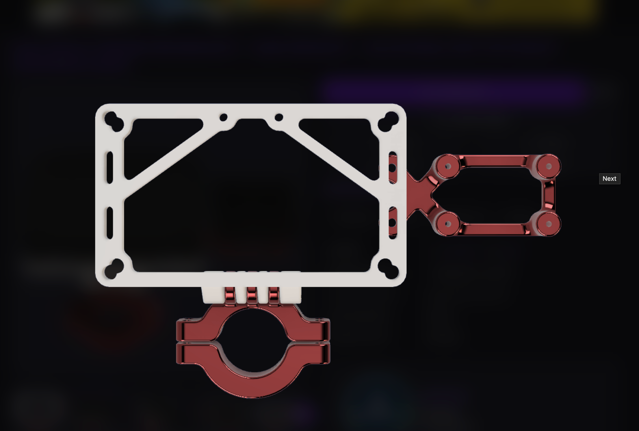 FuelTech FT450 / FT550 / FT600 Adjustable Dash Bracket
